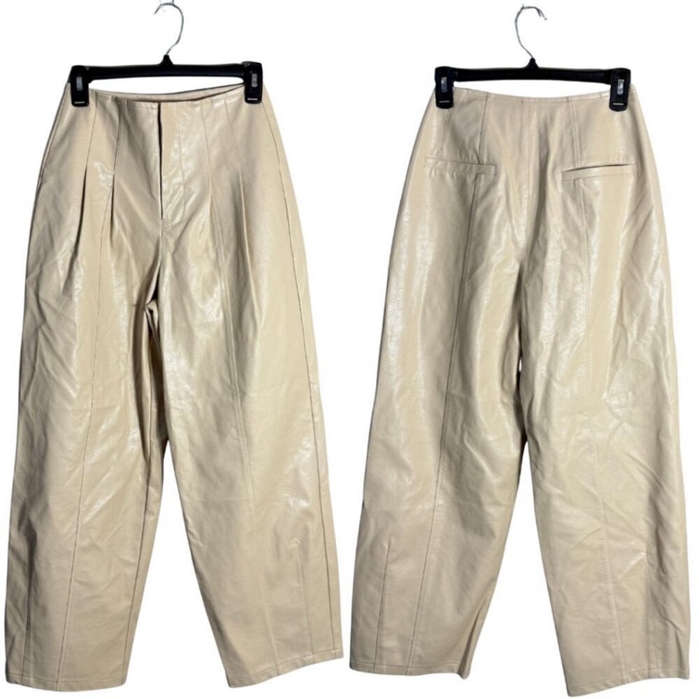 Avec Les Filles NWT faux leather pants size 6